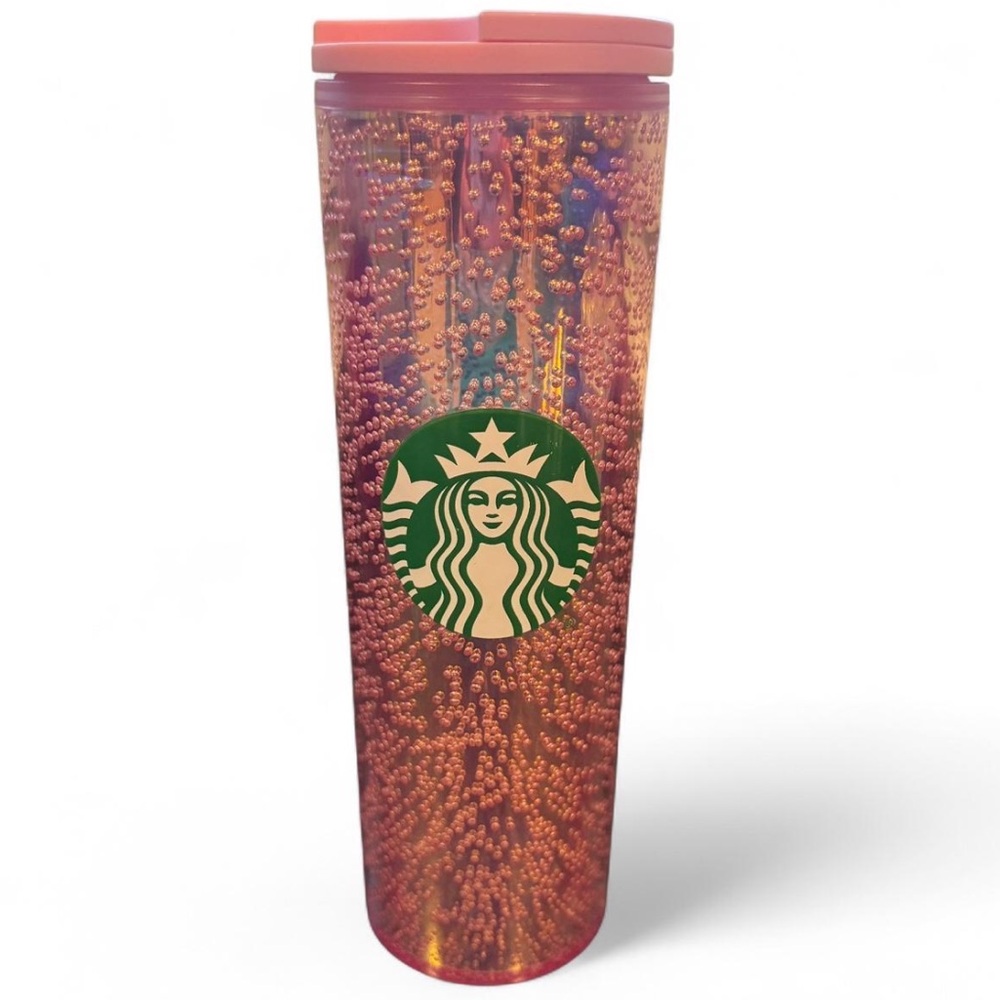 Starbucks‎ Pink Sparkly Bubble Tumbler